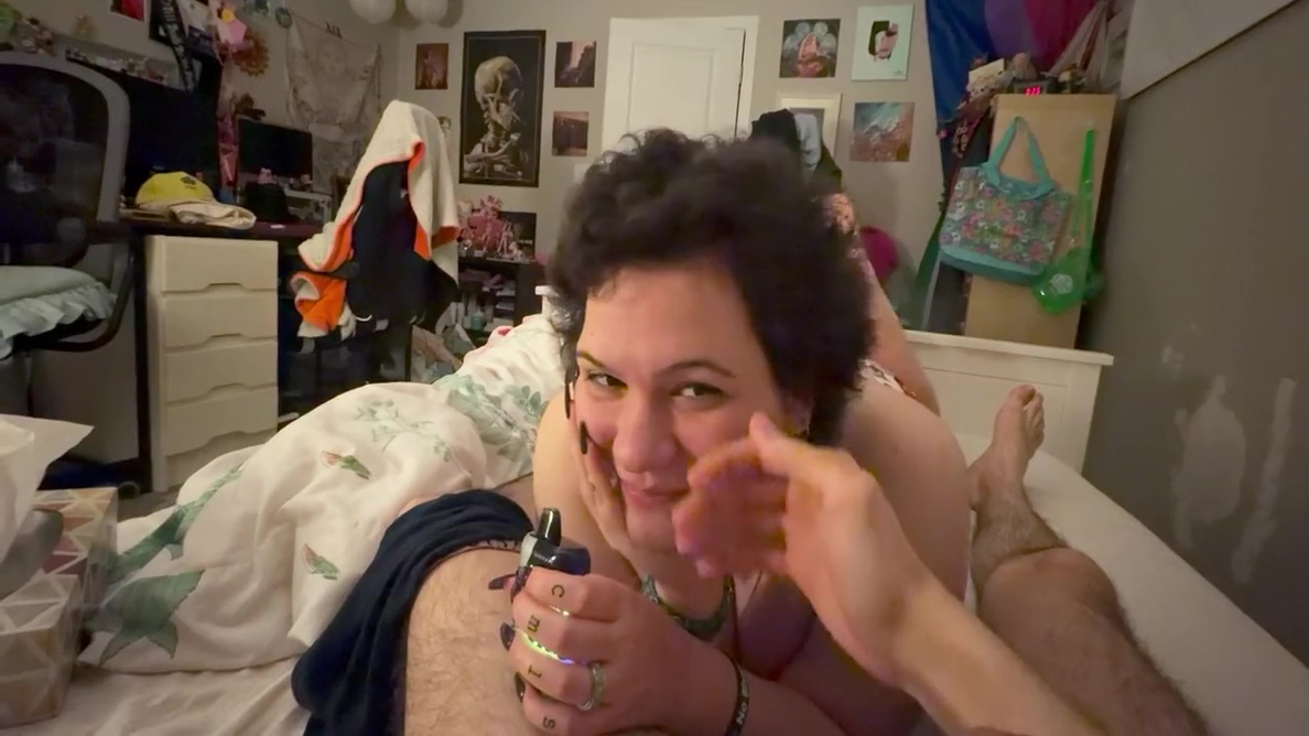 Cult Talk While He Strokes It