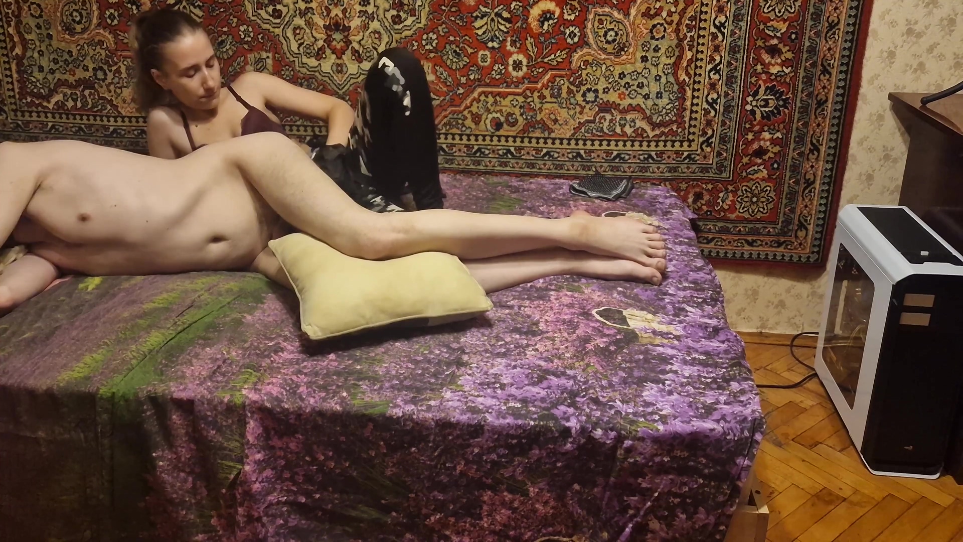 Anastasia Mistress, Sasha Earth And Mistress Anastasia - Homemade Pegging